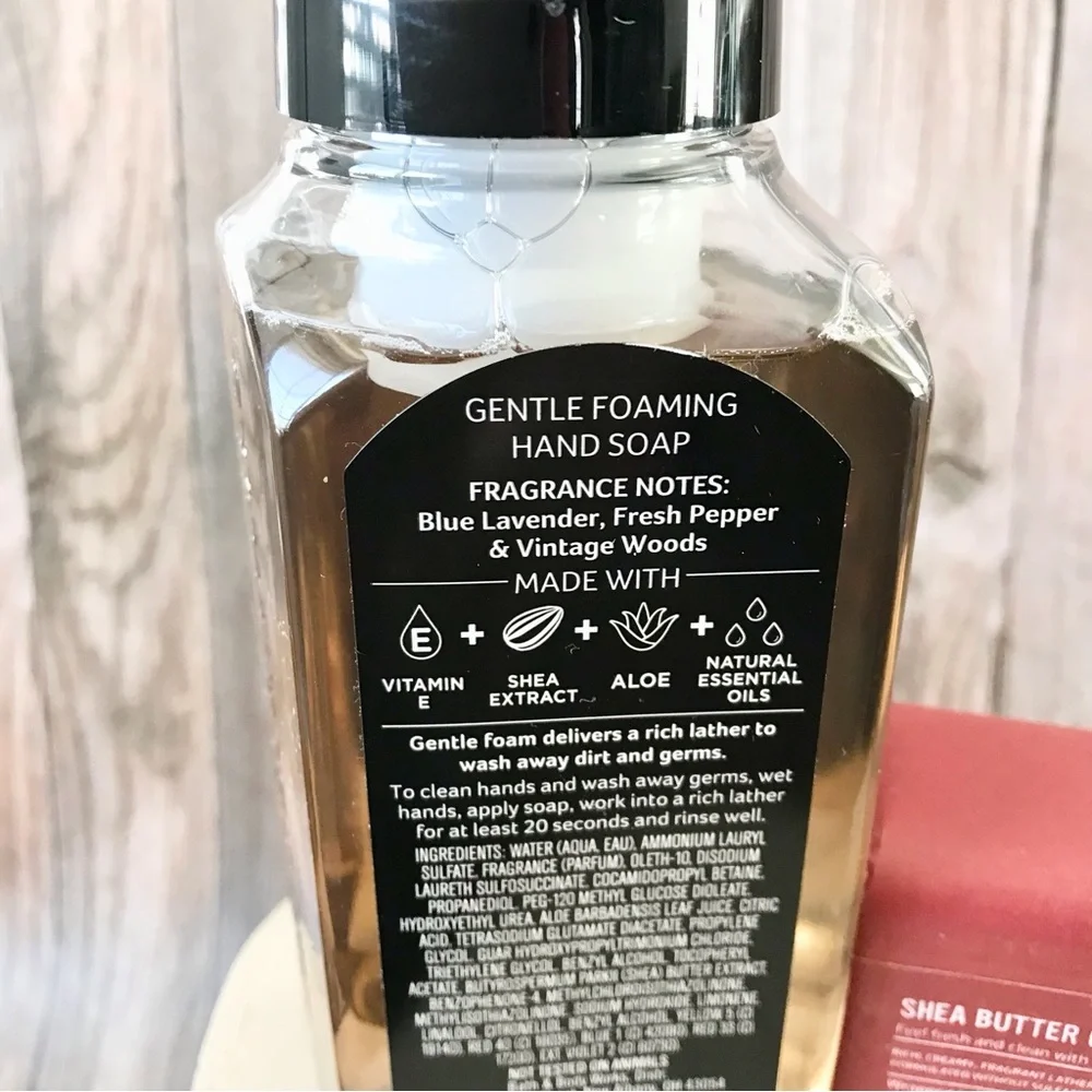 🆕(MEN) Vintage Foaming Hand Soap and Bourbon Cleansing Bar